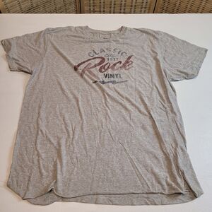 Classic Rock Graphic T-Shirt - Gray